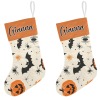 Pumpkin Bat Spider Halloween Christmas Stocking