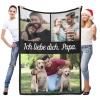B-305-3 DE Ich liebe dich, Papa Blanket