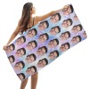 Custom Face Beach Towel 29"x58"(NEW)