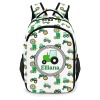 Green Tractor Truck All Over Print Children S Backpack