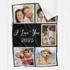 B-345-5 Family Kid Mom Couple Blanket