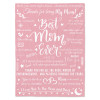 B-BA001 ifungift Mom Pink Blanket