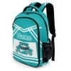Turquoise Cheer  Cheerleaders All Over Print Children S Backpack