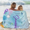 Cute Sea Animal Flannel Blanket