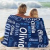 B-312 Name Blue Blanket