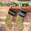 Sunflower Plaid Christmas Stocking