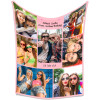 B070-7 photo Happy Birthday DE Blanket