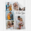 B-282-6 Couple-I Love You Blanket