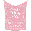 B-BA001 ifungift Mom Pink Blanket