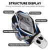 Cheerleader Blue Cheer MultiFunction Travel Bag