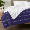 L-BAL001 Text Amazon Blanket