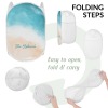 Watercolor Beach Sea Wave Laundry Basket
