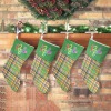 Colorful Plaid Christmas Stocking