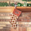 Basketball Pattern Christmas Stocking