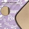 Purple Paws Rectangular Floor Mat