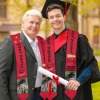Red Black Graduation Stole