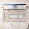 Watercolor Wildflowers Personalized Script Name Desk Mat Desk Mat