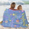 NAME1-1 Flannel Blanket