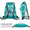 Turquoise Cheer Cheerleaders Drawstring Backpack