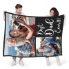 QH-213-2 Best Dad Ever Blanket