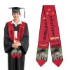 Red Black Graduation Stole