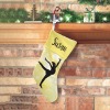 Gymnastics Yellow Christmas Stocking