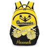 Black Yellow Cheer Cheerleader All Over Print Children S Backpack