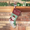 Cute Snowman Christmas Stocking