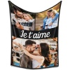 B-305-3 FR Couple Je t'aime Blanket