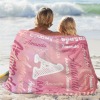 L-004-Text Red Blanket