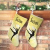 Gymnastics Yellow Christmas Stocking