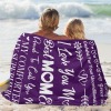 L-BA014-Text I Love You Mom 300dpi 50x70in Purple Blanket