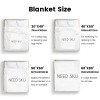 需要设计 Flannel Blanket Made In USA
