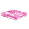 L-312 Text Pink Blanket