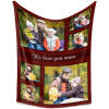 QH-182-6A Family We love you mom Blanket
