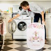 Pink Gold Glitter Unicorn Laundry Basket
