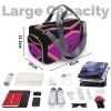 Cheerleader Rose Purple Gold Cheer MultiFunction Travel Bag