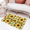 Sunflower Green Plaid Doormat