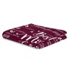 QH-BA001 ifungift Mom Burgundy Blanket