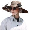 Khaki Solar Powered Fan Hat