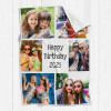 B-309-6 Friend-Happy Birthday 2025 Blanket