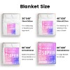 gradient background colorful (4) Flannel Blanket Made In USA