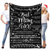 B-BA001 ifungift Mom Black Blanket