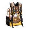 Baseball Brown Gold All Over Print Children S Backpack