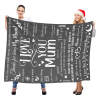 B-BA001 Mum Grey Blanket
