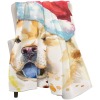CHRISTMAS CHOW CHOW DOG Decorative Blanket Throw Blanket