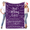 B-BA001 ifungift Mom Purple Blanket