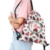 Red Tractor Truck Drawstring Backpack