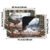 Winter Wolf Plaid Doormat