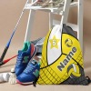 Volleyball Yellow Drawstring Backpack
